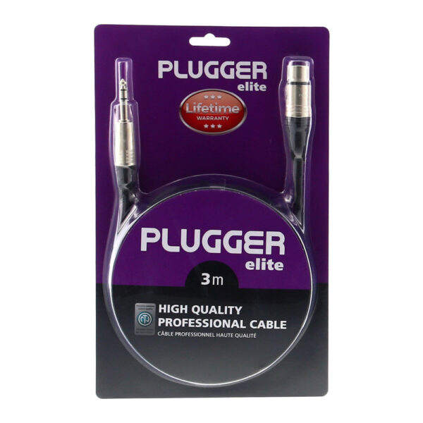 Plugger - XLR Cable F 3b - Jack M Stereo 3M Elite - Image 2