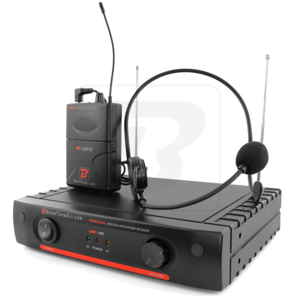 BoomTone DJ - UHF 10HL F5 Professional Wireless Microphone, Headset Microphone - Image 7