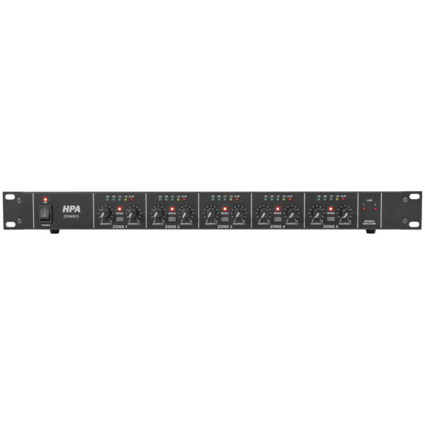 HPA - Zoner 25: multi-zone 2-in 5-out mixer/splitter, for installations - Image 2