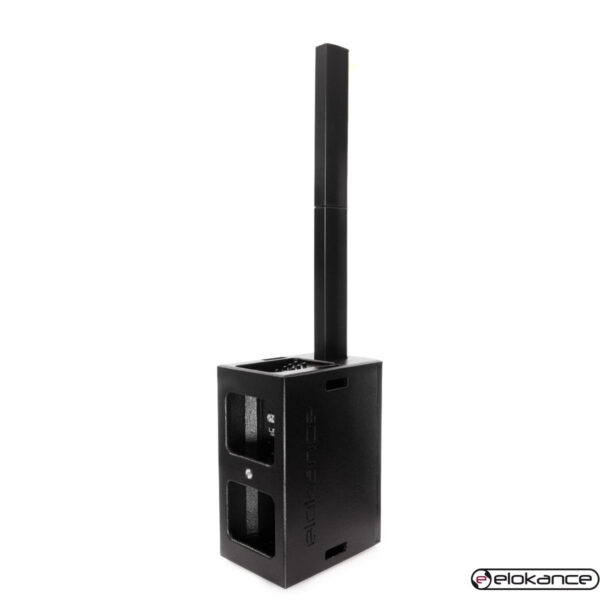 Elokance - Line PRO-II: 1,000W Wooden Pole Sound System,DSP,4CH Mixer,BT - Image 4