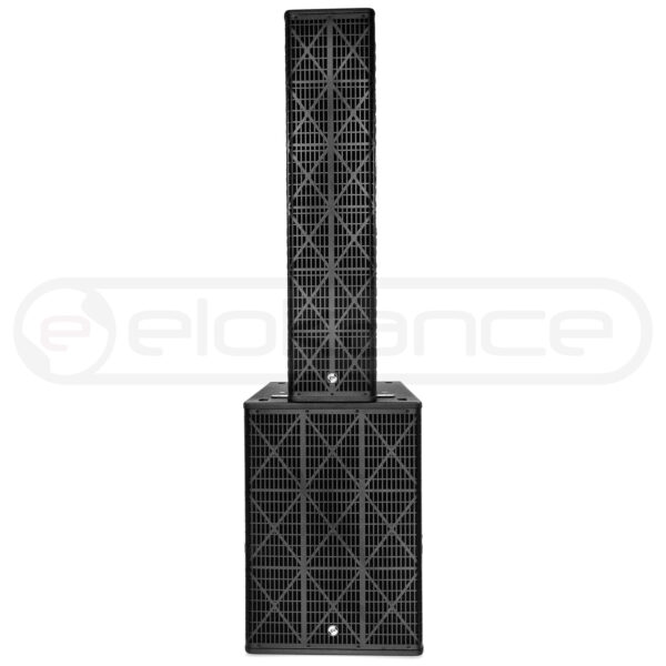 Elokance - Tower 18: Active PA system 3.400W,1x 1.5"+4x8"+1x18"