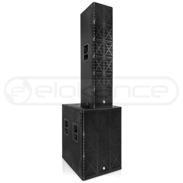 Elokance - Tower 18: Active PA system 3.400W,1x 1.5"+4x8"+1x18" - Image 2