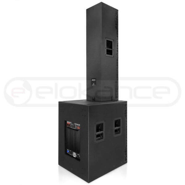 Elokance - Tower 18: Active PA system 3.400W,1x 1.5"+4x8"+1x18" - Image 4