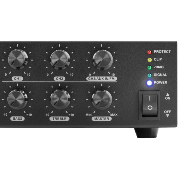 HPA - MPA120; 70V/100V/4Ω Mixer Amplifier 120W, USB/SD/BT - Image 6