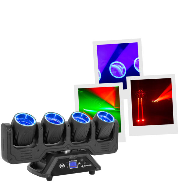 Mac Mah - Beam-Line: moving head with 4 LED-ring beams