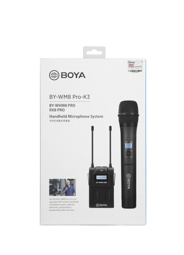 Boya - WM8 PRO-K3, profi UHF Wireless microphone system,1 lava. +1 ruč.