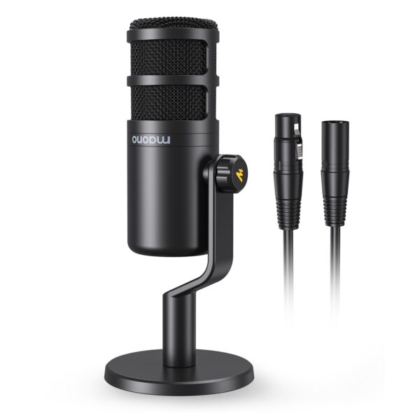 Maono - PD100 Podcast Dynamic XLR Microphone Kit with Desktop Stand