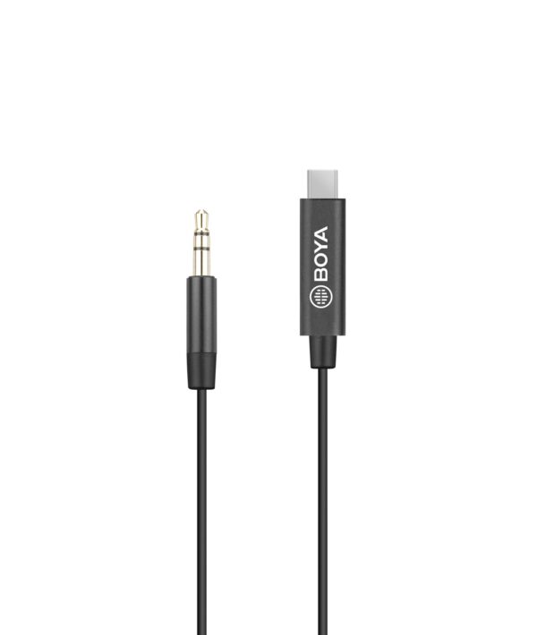 Boya - K2, 3.5mm TRS (Male) to Type-C (Male) Audio Adapter