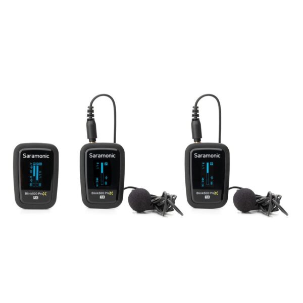 Saramonic - Blink500 ProX B2: 2-Person Wireless 2.4GHz Clip-On Mic Sys