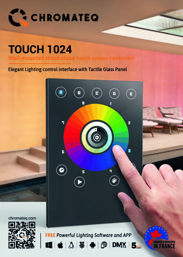 Chromateq - TOUCH 1024 DMX kontroler (Made in France) - Slika 2