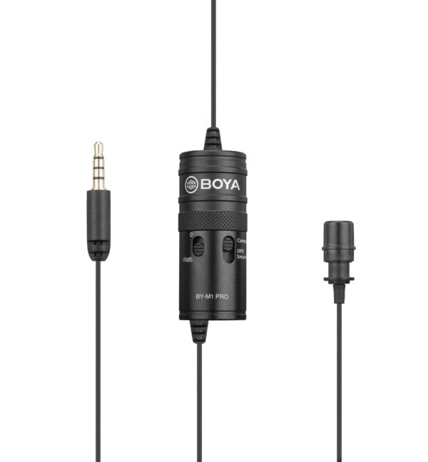 Boya - M1 PRO,Univerzalni profi lavalier mikrofon:smartphone,PC,DSLR - Slika 2
