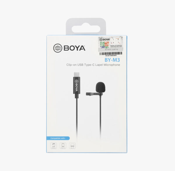 Boya - M3,Digitalni lavalier mikrofon s kopčom za smartphone - Slika 2