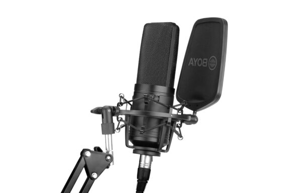 Boya - M1000,broadcast kondenzatorski mikrofon velike dijafragme (34mm) - Slika 2