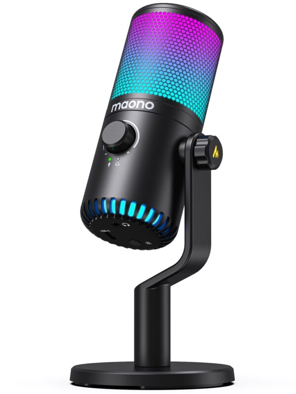 Maono - DM30RGB USB Gaming Microphone Black - Slika 3