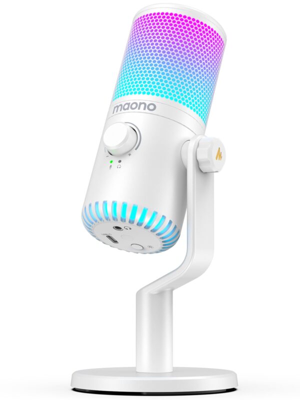 Maono - DM30RGB USB Gaming Microphone White - Slika 3