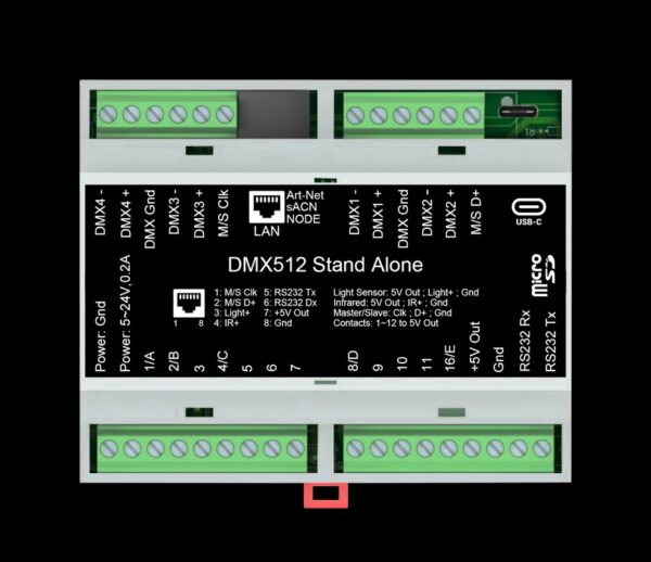 Chromateq - DIN-E 2048 DMX kontroler (Made in France) - Slika 3