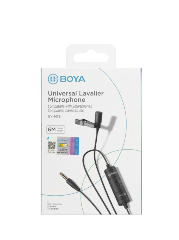 Boya - M1S,Profi video lavalier mikrofon - Slika 3