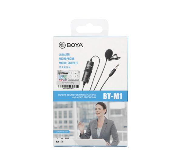 Boya - M1,Profi video omni lavalier mikrofon - Slika 3