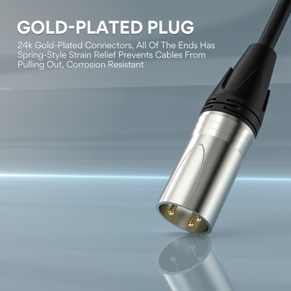 Maono - XLR Cable, Mic Audio Cord 1,8m with Balanced 3 PIN XLR - Slika 4