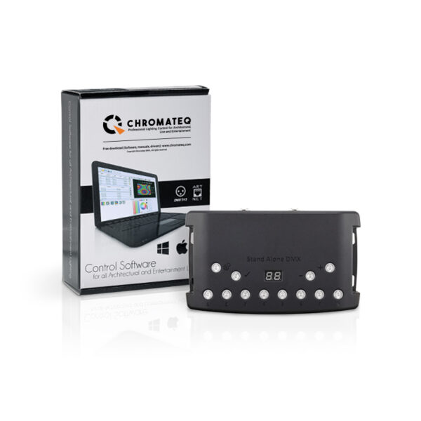 Chromateq - CQSA 512 DMX kontroler s tipkama, SDcard, Art-Net, 1Univ. - Slika 4