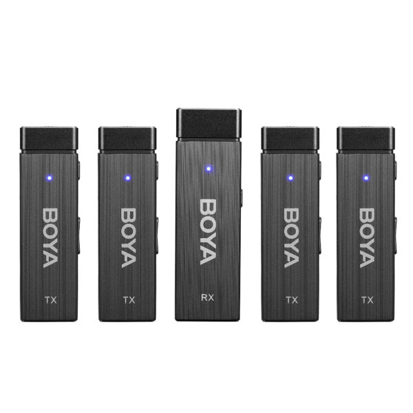 Boya - W4, Ultracompact Wireless Microphone System (4TX+1RX) - Slika 4