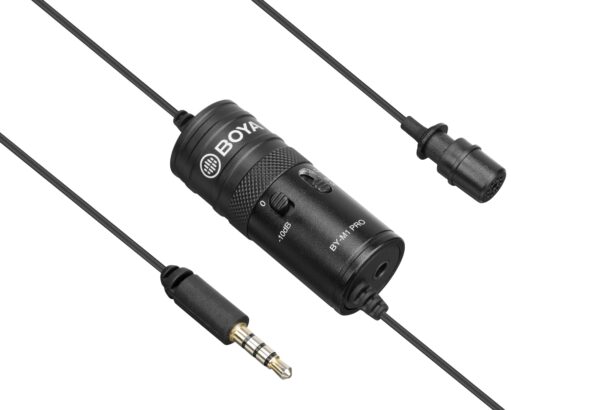 Boya - M1 PRO,Univerzalni profi lavalier mikrofon:smartphone,PC,DSLR - Slika 4
