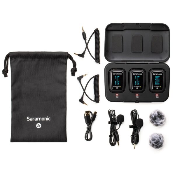 Saramonic - Blink500 ProX B2: 2-Person Wireless 2.4GHz Clip-On Mic Sys - Slika 5