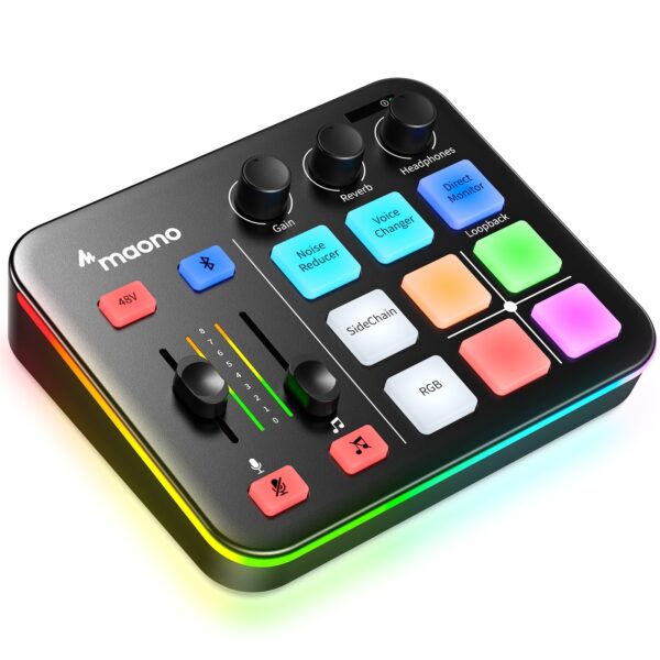 Maono - Maonocaster G1 NEO Audio Mixer For Game Streamer - Slika 7