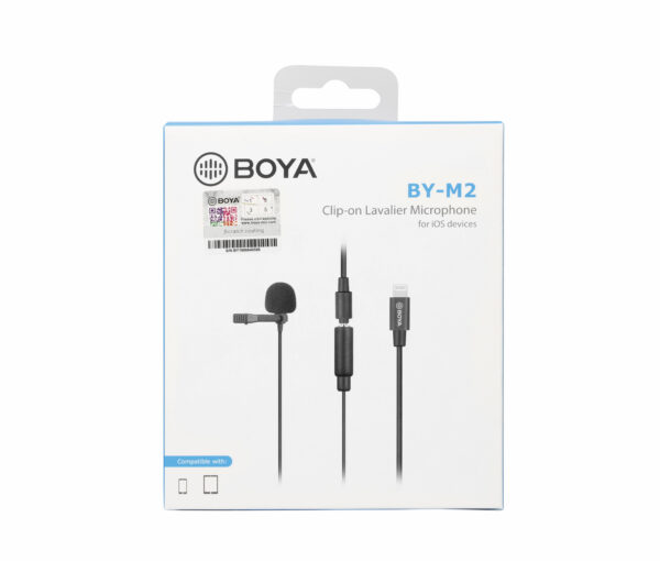 Boya - M2,Digital Lavalier mikrofon s kopčom, za iOS Lightning uređaje - Slika 7