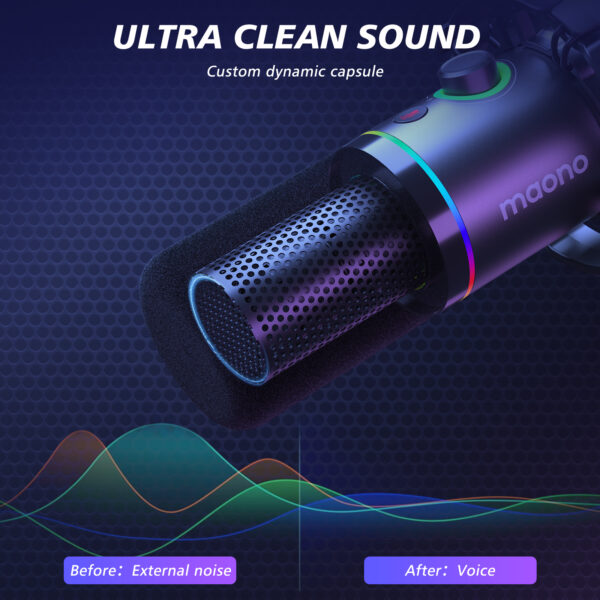 Maono - PD200XS USB/XLR Dynamic Microphone Set with Boom Arm - Slika 7