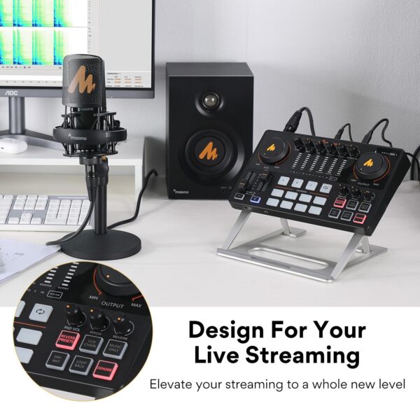 Maono - Maonocaster E2 (AME2) Audio Interface & Podcast audio mikseta - Slika 7