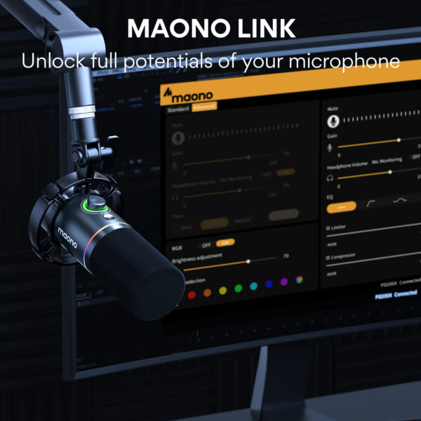 Maono - PD200X USB/XLR Premium Dynamic Microphone - Slika 8