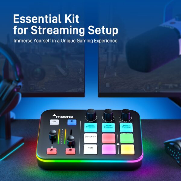 Maono - Maonocaster G1 NEO Audio Mixer For Game Streamer - Slika 9