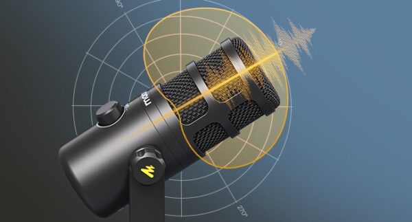 Maono - PD100 Podcast Dynamic XLR Microphone Kit with Desktop Stand - Slika 10