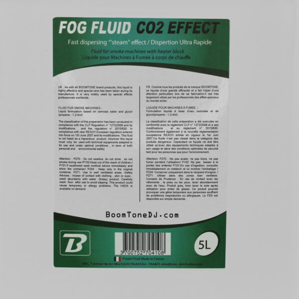 BoomTone DJ - Fog Fluid CO2 Effect 5L, vrhunska tekućina za niski dim - Slika 4