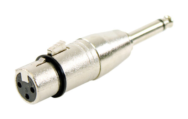 Plugger - Adapter XLR Ž -  6.35mm Jack M Mono
