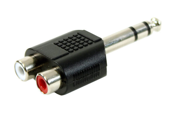 Plugger - Adapter RCA Ž Stereo - 6.35mm Jack M Stereo Easy