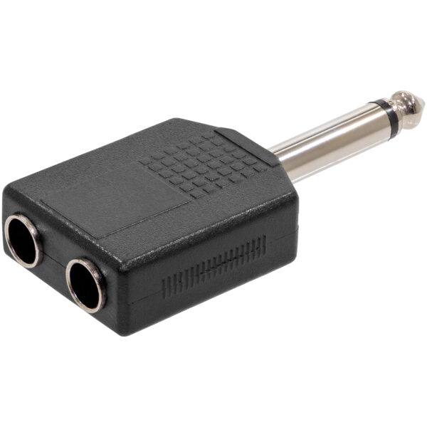 Plugger - Adapter 2x mono Ž 6.35mm jack - mono M 6.35mm jack