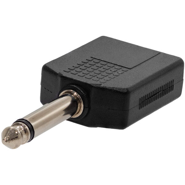 Plugger - Adapter 2x mono Ž 6.35mm jack - mono M 6.35mm jack - Slika 2
