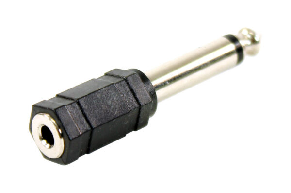 Plugger - Adapter Mono 3.5mm Ž mini - mono M 6.35mm