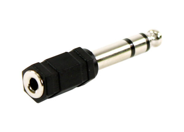 Plugger - Adapter stereo 3.5mm Ž mini - stereo M 6.35mm