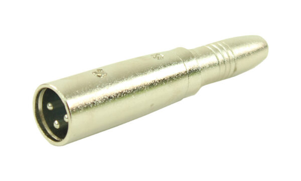 Plugger - Adapter Mono 6.35mm Ž adapter - XLR M 3b
