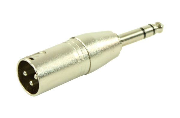 Plugger - Adapter XLR M 3b - 6.35mm Jack M Stereo Easy