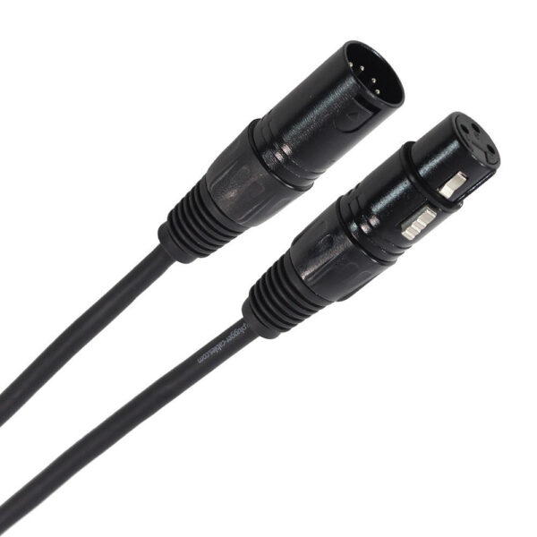 Plugger - Kabel DMX XLR Ž 3b - XLR M 5b 0m30 Easy
