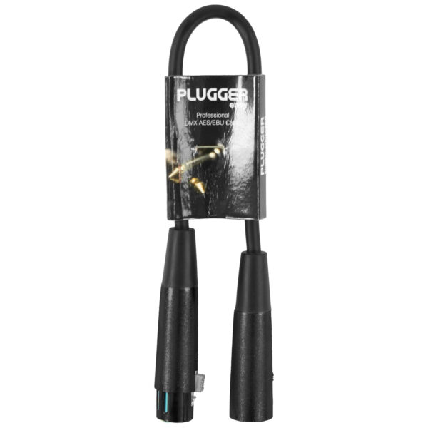 Plugger - Kabel DMX XLR Ž 5b - XLR M 3b 0m30 Easy - Slika 2