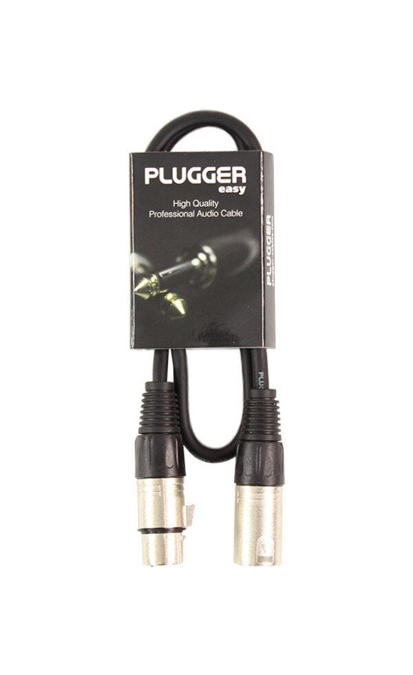 Plugger - Kabel XLR Ž 3b - XLR M 3b 0,60m Easy - Slika 2