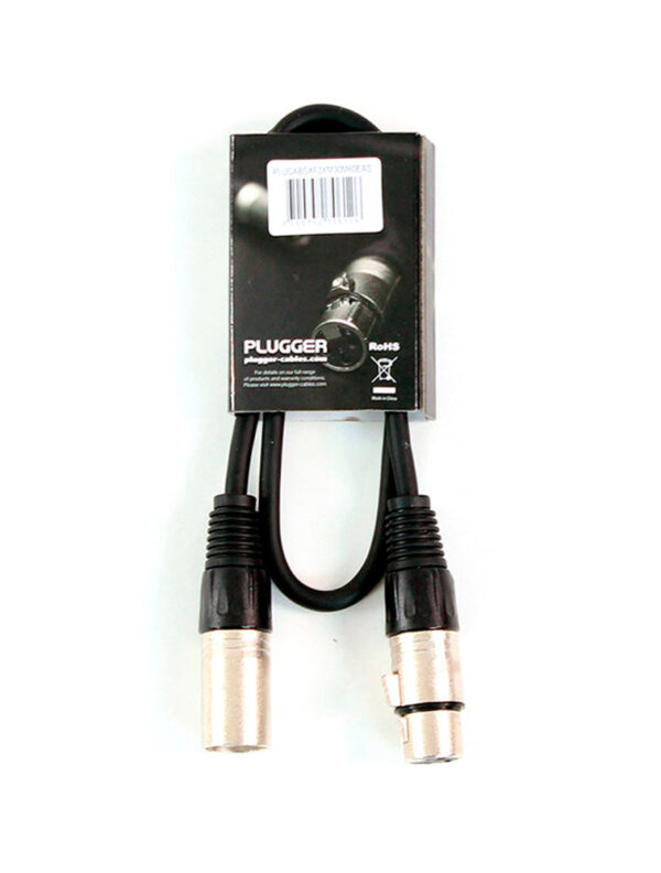 Plugger - Kabel XLR Ž 3b - XLR M 3b 0,60m Easy - Slika 3