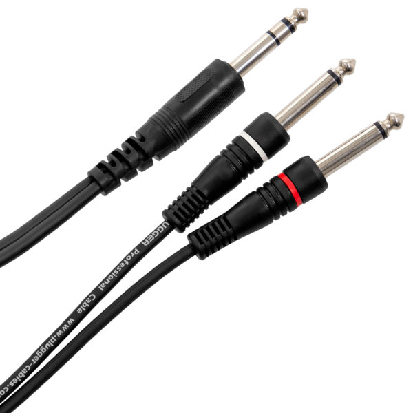 Plugger - Y Jack M Stereo Cable - M Jack Mono 1.50m Easy