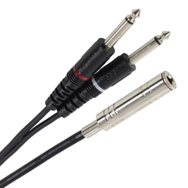 Plugger - Cable Y Jack Z Stereo - Jack M Mono 3m Easy