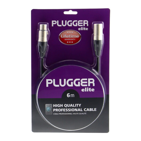 Plugger - Kabel XLR Ž 3b - XLR M 3b 6m Elite - Slika 2